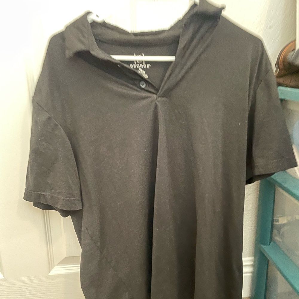 George Black Button-Up Polo